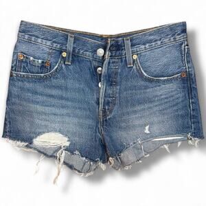 Levi's Blue Jean Shorts Size 24